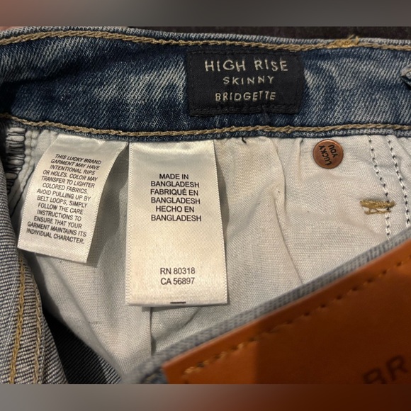 Lucky Brand High Rise Skinny Bridgette Jeans - Picture 4 of 4